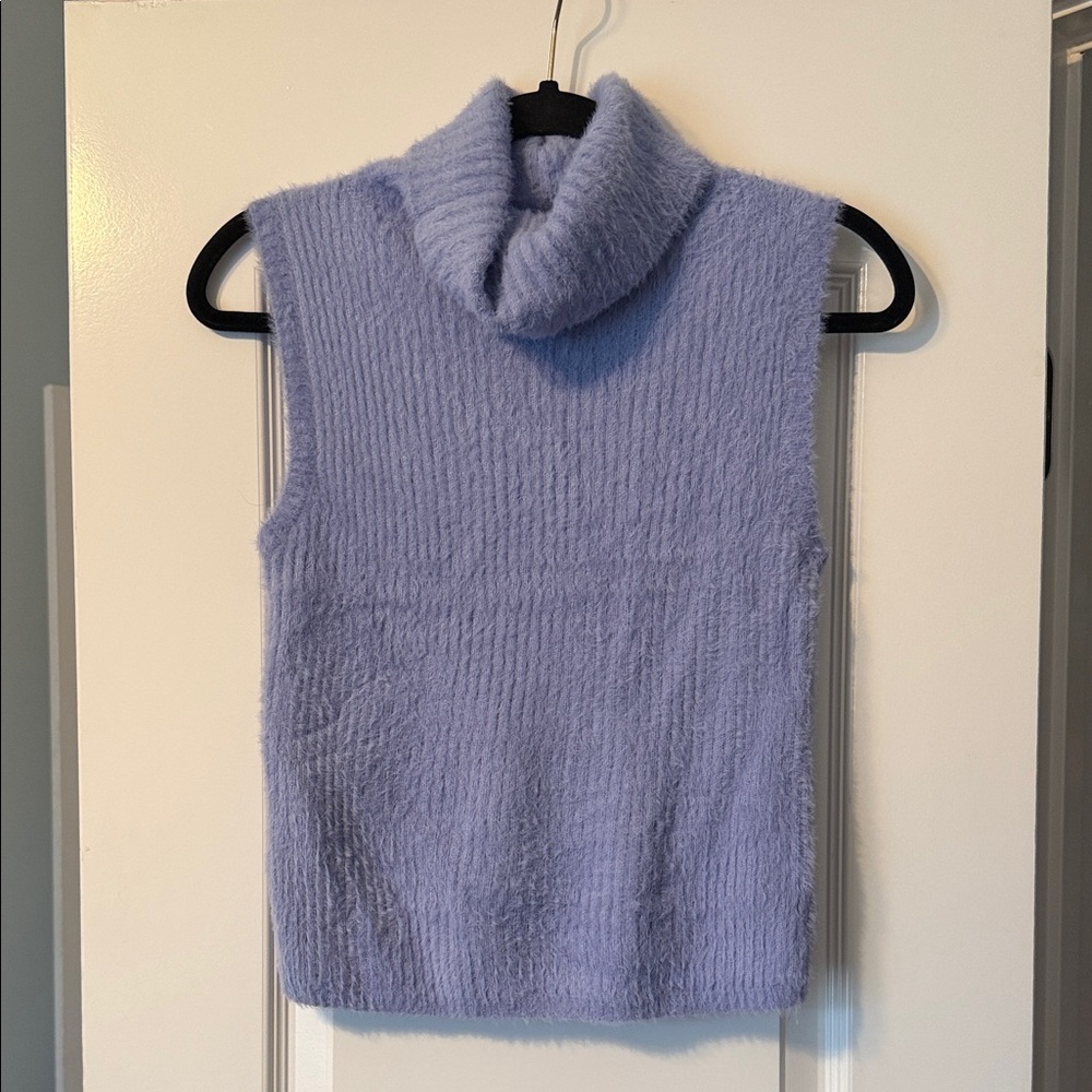 Pink Rose Soft Lilac Cowl Neck Sweater